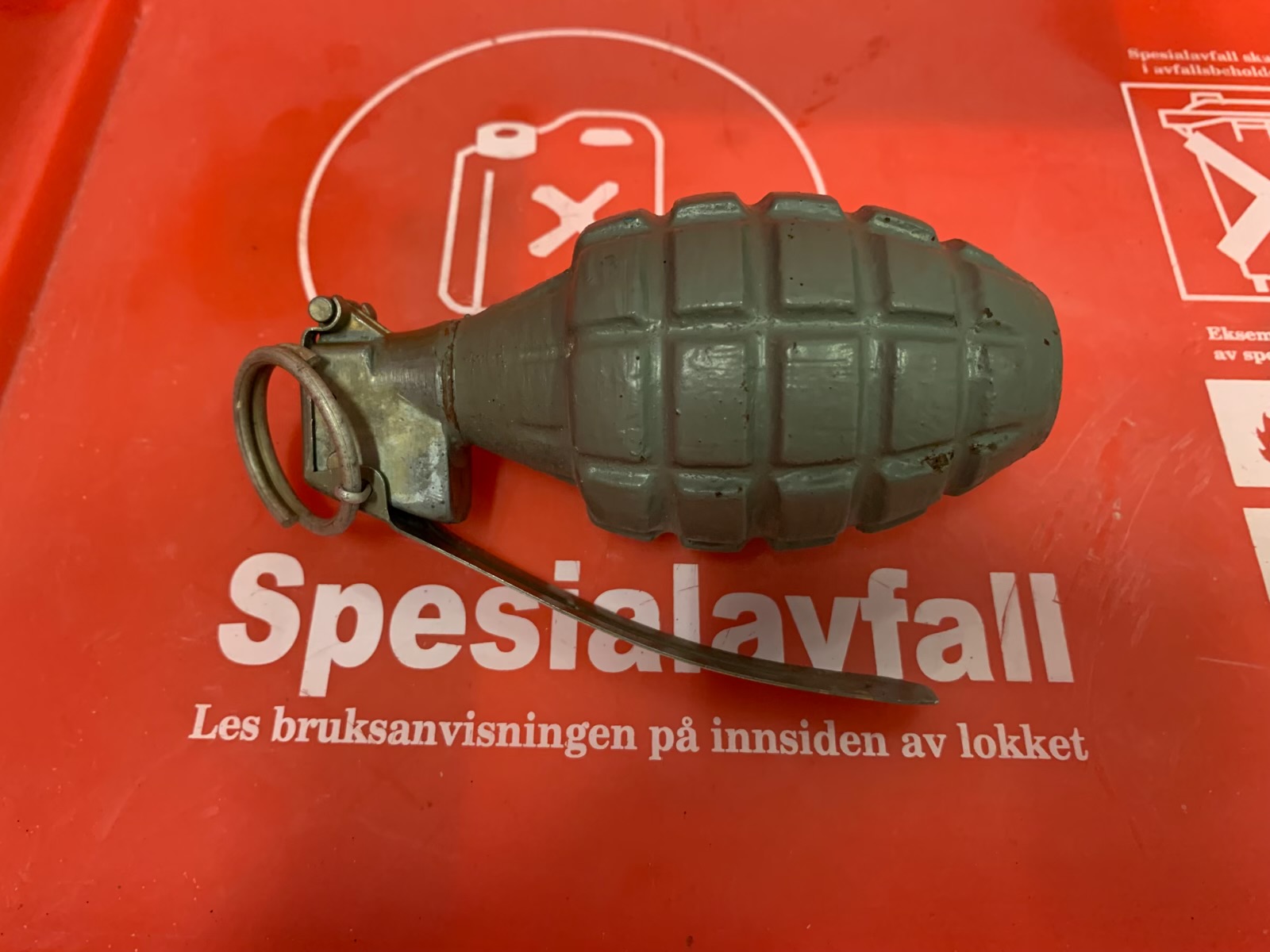 Måtte evakuere gjenvinningsstasjonen da denne kom inn 5