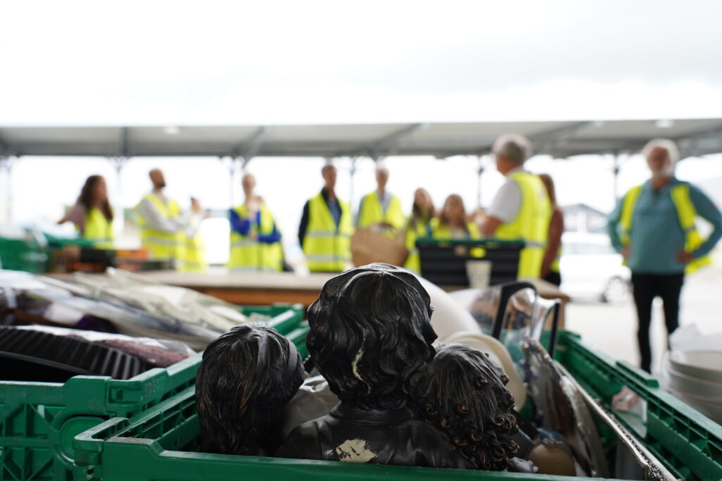 Samlet politikerne på gjenvinningsstasjonen 9
